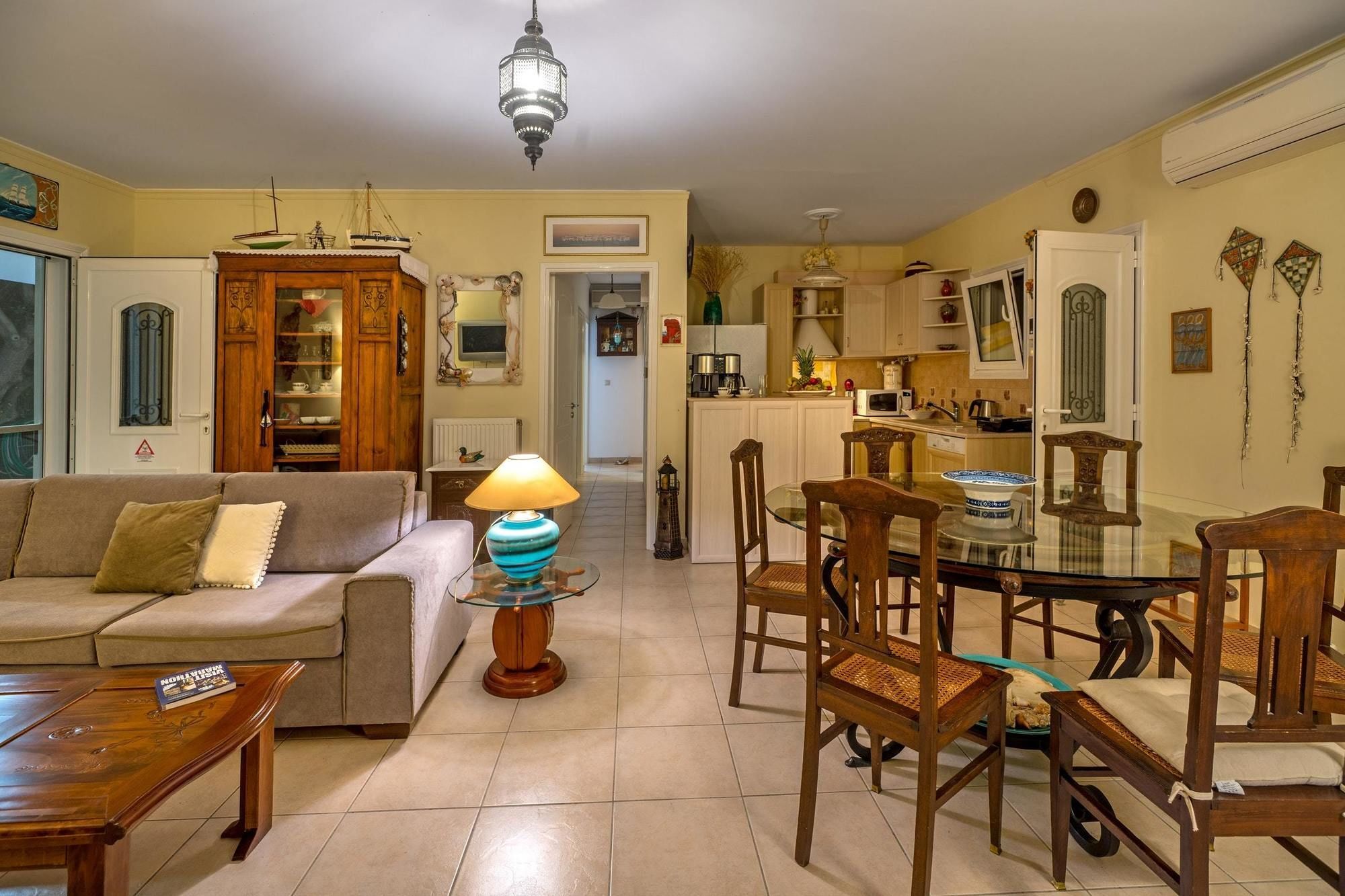 Maria'S Seaside Villa - House With 3 Rooms In Marathon, With Wonderful 외부 사진