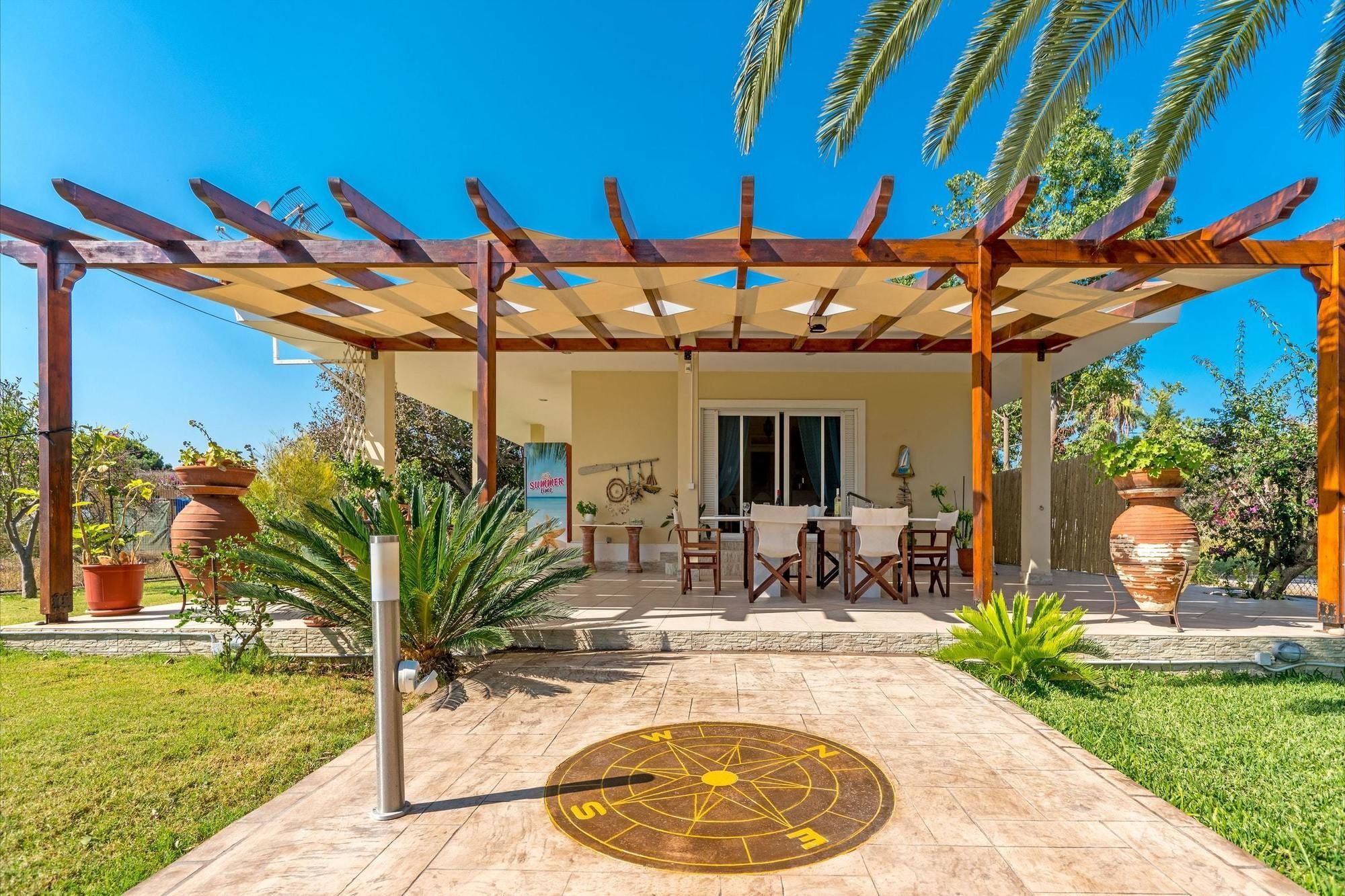 Maria'S Seaside Villa - House With 3 Rooms In Marathon, With Wonderful 외부 사진